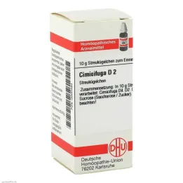 CIMICIFUGA D 2 Globuli, 10 g