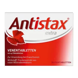 ANTISTAX ekstra veeni tabletid, 30 tk