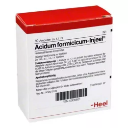 ACIDUM FORMICICUM INJEEL ampullid, 10 tk