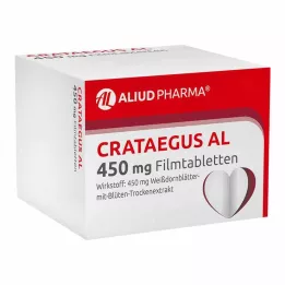 CRATAEGUS AL 450 mg kilega kaetud tabletid, 50 tundi