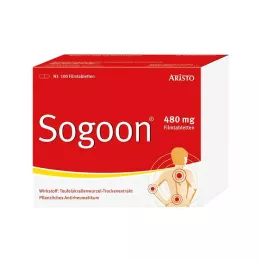 SOGOON 480 mg õhukese polümeerikattega tabletid, 100 tk
