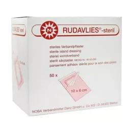 RUDAVLIES-steriilne sideplaaster 6x10 cm, 50 tk