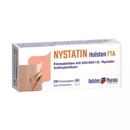 NYSTATIN Holsteni õhukese polümeerikattega tabletid, 20 tk