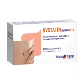 NYSTATIN Holsteni õhukese polümeerikattega tabletid, 100 tk