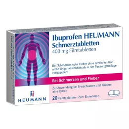 IBUPROFEN Heumann Painkillers 400 mg, 20 tundi