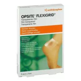 OPSITE Flexigrid transp haavaside 6x7 cm steriilne, 5 tk