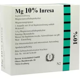 MG 10% INRESA süstimislahus, 10x10 ml