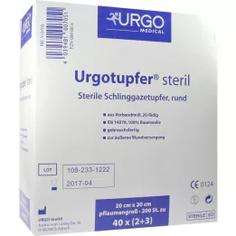 URGOTUPFER ploomisuurune steriilne 2+3, 200 tk
