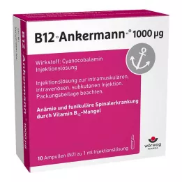 B12 ANKERMANN 1000 mg ampullid, 10X1 ml