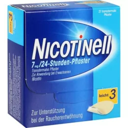NICOTINELL 7 mg/24-tunnine krohv 17,5 mg, 21 tk
