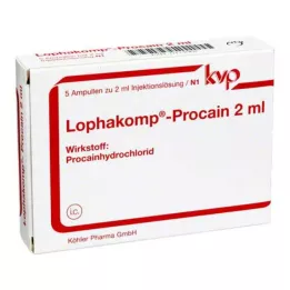 LOPHAKOMP Prokaiini 2 ml süstelahus, 5X2 ml