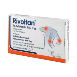 RIVOLTAN Devils Claw 480 mg õhukese polümeerikattega tabletid, 50 tk