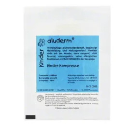 Aluderm laste kompressid 4x, 1 tk