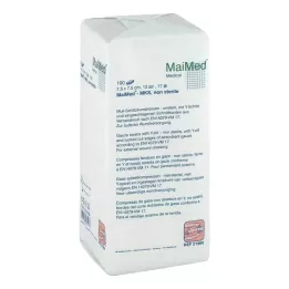SCHLITZKOMPRESSEN 7,5x7,5 cm mittesteriilne 12-suunaline, 100 tk