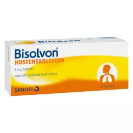 BISOLVON Köhatabletid 8 mg, 50 tk