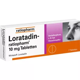 Loratadin ratiopharm 10 mg, 7 tk