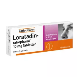LORATADIN-ratiopharm 10 mg tabletid, 20 tk