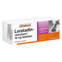 LORATADIN-ratiopharm 10 mg tabletid, 100 tk