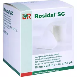 ROSIDAL SC Kompressioon pehme 10 cmx2,5 m, 1 tk