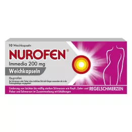 NUROFEN Immedia 200 mg pehmekapslid, 10 tk