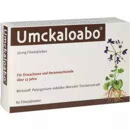 UMCKALOABO 20 mg kilega kaetud tabletid, 60 tk