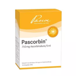 PASCORBIN Süstelahuse ampullid, 10X5 ml