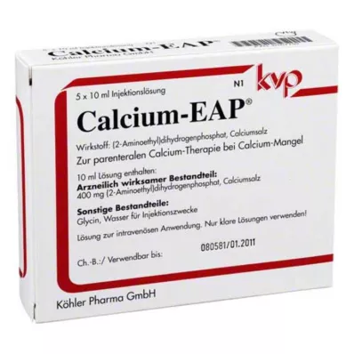 CALCIUM EAP Ampullid, 5X10 ml