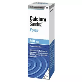 CALCIUM SANDOZ forte kihisevad tabletid, 20 tk