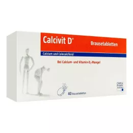 CALCIVIT D kihisevad tabletid, 40 tk