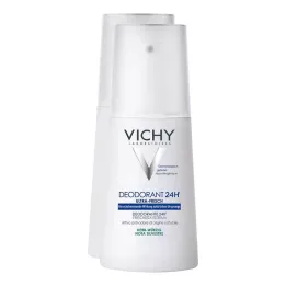 Vichy deodorandipumba pihusti tart vürtsikas topeltpakk, 2x100 ml