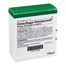 CIMICIFUGA HOMACCORD ampullid, 10 tk