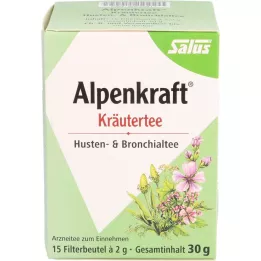 ALPENKRAFT köha ja bronhide tee salus fbtl., 15 tk