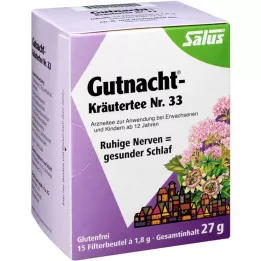 GUTNACHT Taimetee nr.33 Salus filtrikotid, 15 tk