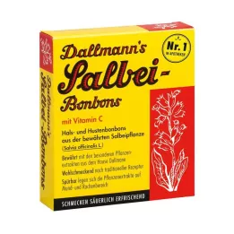 DALLMANNS Sage Bonbons koos Vit.C., 20 tk