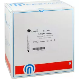 MULLTUPFER 20x20 cm ploomisuundatud Ballonf.steril, 50x2 tk