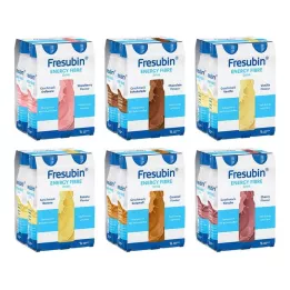 FRESUBIN ENERGY Fiber DRINK Segakarbist joogipudelid 6X4X200 ml