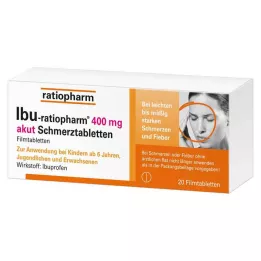 IBU-RATIOPHARM 400 mg ägeda valu tabletid, õhukese polümeerikattega tabletid, 20 tk