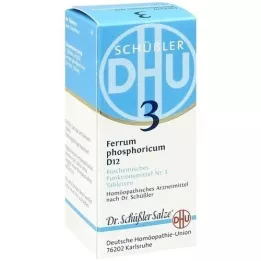 BIOCHEMIE DHU 3 Ferrumi fosforicum D 12 tabletid, 80 tk