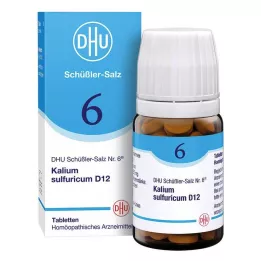 BIOCHEMIE DHU 6 Kalium sulfuricum D 12 tabletti, 80 tk