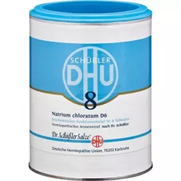 BIOCHEMIE DHU 8 Natrium chloratum D 6 tabletti, 1000 tk