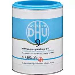 BIOCHEMIE DHU 9 Natrium phosphoricum D 6 tabletti, 1000 tk