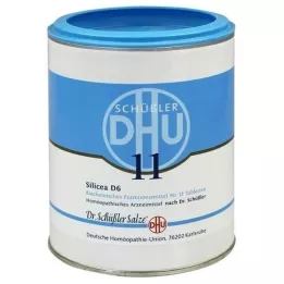 BIOCHEMIE DHU 11 Silicea D 6 tabletti, 1000 tk