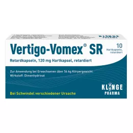 VERTIGO-VOMEX SR Toimeainet prolongeeritult vabastavad kapslid, 10 tk