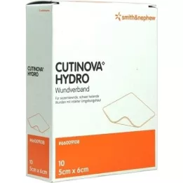 CUTINOVA Hydro 5x6 cm liimi haavapadja, 10 tk
