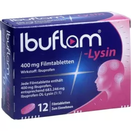 IBUFLAM-Lysiin 400 mg kilega kandes tabletid, 12 tk