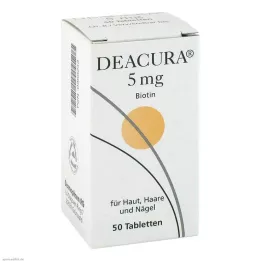 DEACURA 5 mg tabletid, 50 tk
