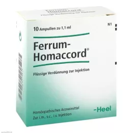 FERRUM HOMACCORD ampullid, 10 tk