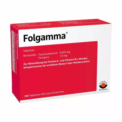 FOLGAMMA Tabletid, 100 tk
