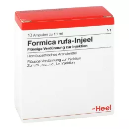 FORMICA RUFA INJEEL ampullid, 10 tk
