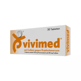 VIVIMED kofeiiniga peavalu vastu tabletid, 30 tk
